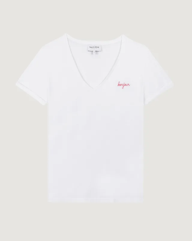 "Bonjour" château t-shirt sold by Maison Labiche