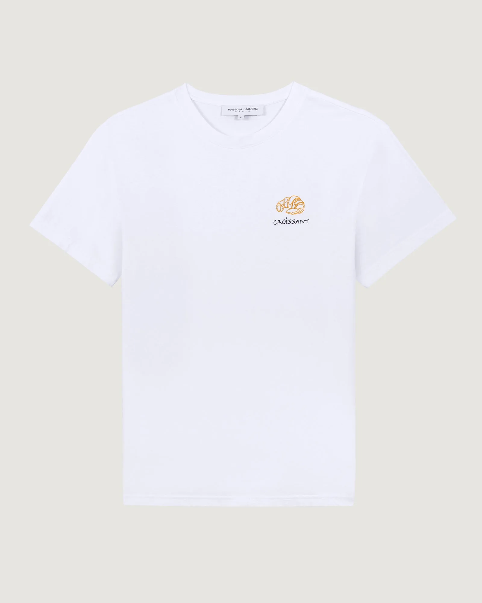 "Croissant" Unisex popincourt t-shirt sold by Maison Labiche