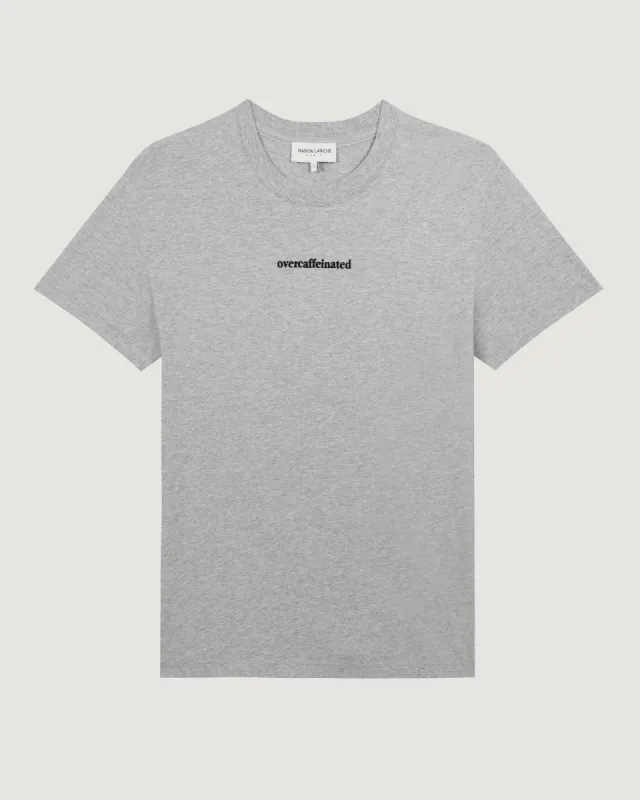 "Overcaffeinated" popincourt t-shirt sold by Maison Labiche