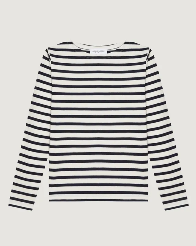 The Colombier Womens Sailor shirt l.s "to personalize" sold by Maison Labiche