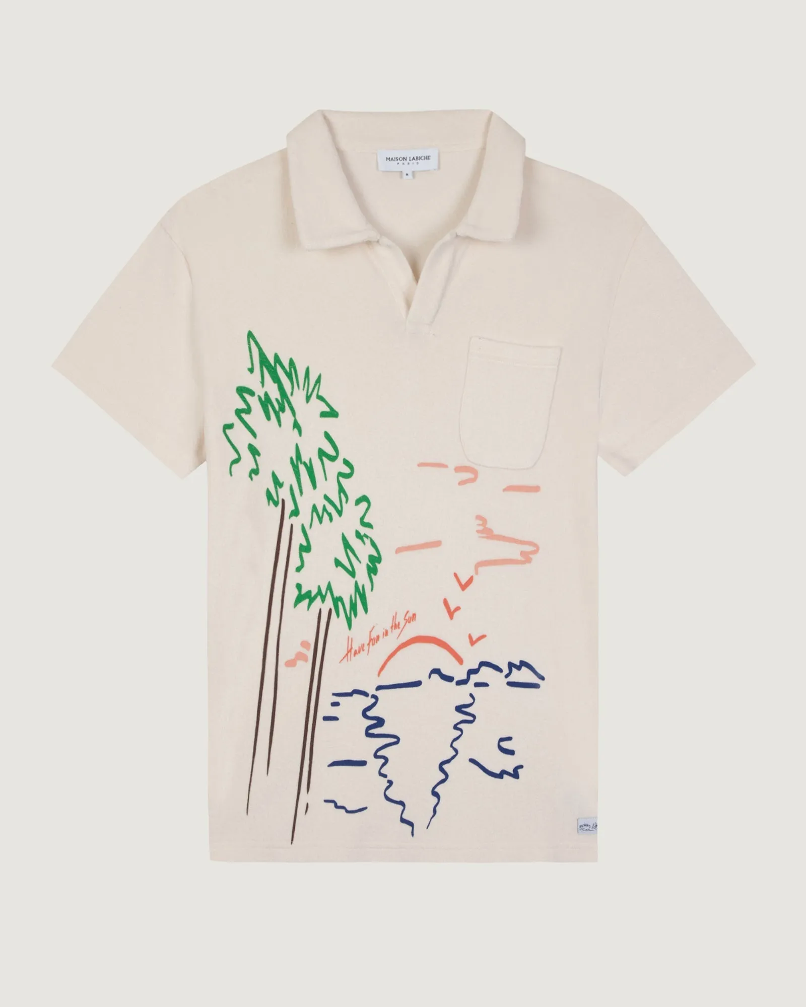 "Terrycloth" monclar polo sold by Maison Labiche