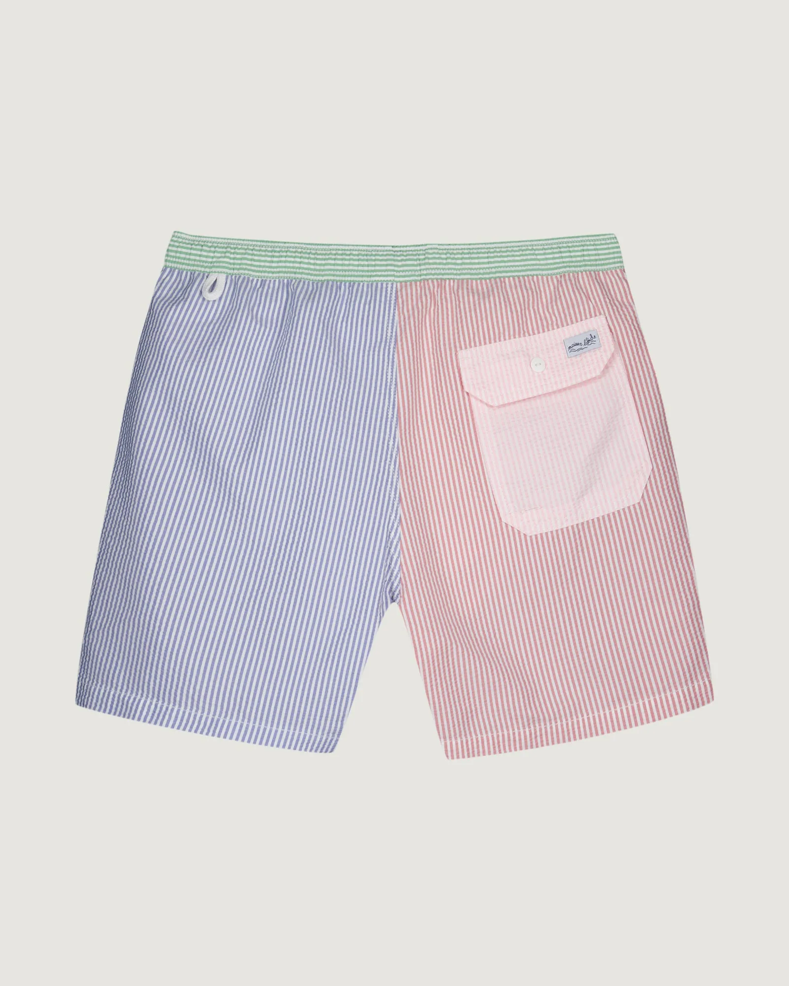 "French Touch" maillot seersucker swim shorts sold by Maison Labiche product image thumbnail 5