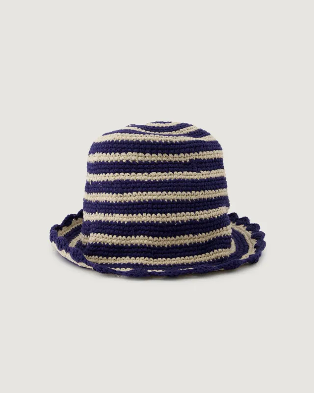 "Crocheted" boilly bucket hat sold by Maison Labiche