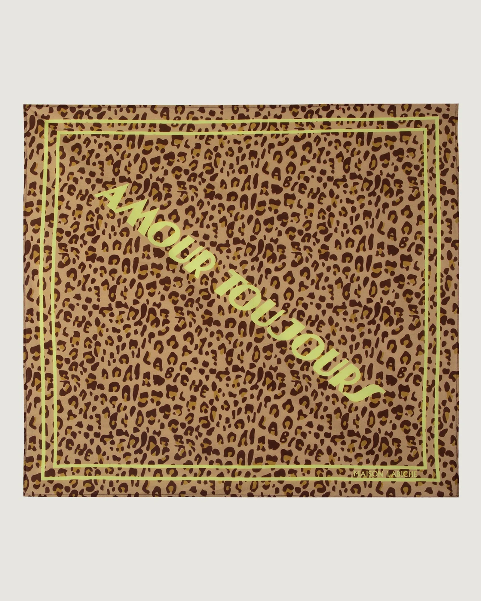 "Leopard" brancion scarf sold by Maison Labiche product image thumbnail 2