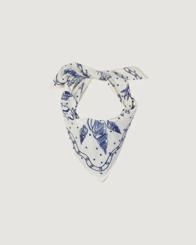 "Shells" brancion scarf sold by Maison Labiche