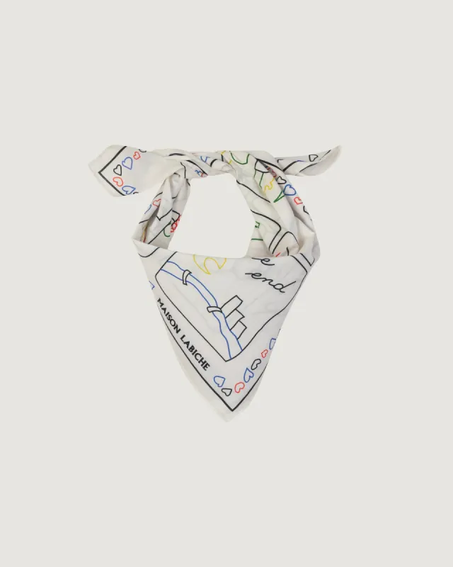 "Croco Crush" lampue bandana sold by Maison Labiche
