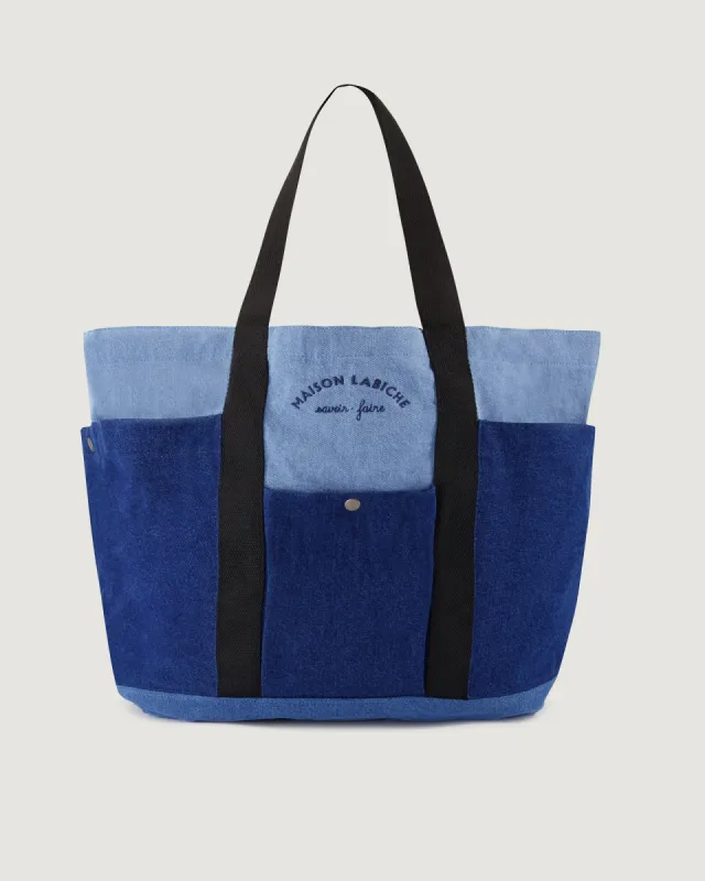 "Denim" ozanam bag sold by Maison Labiche