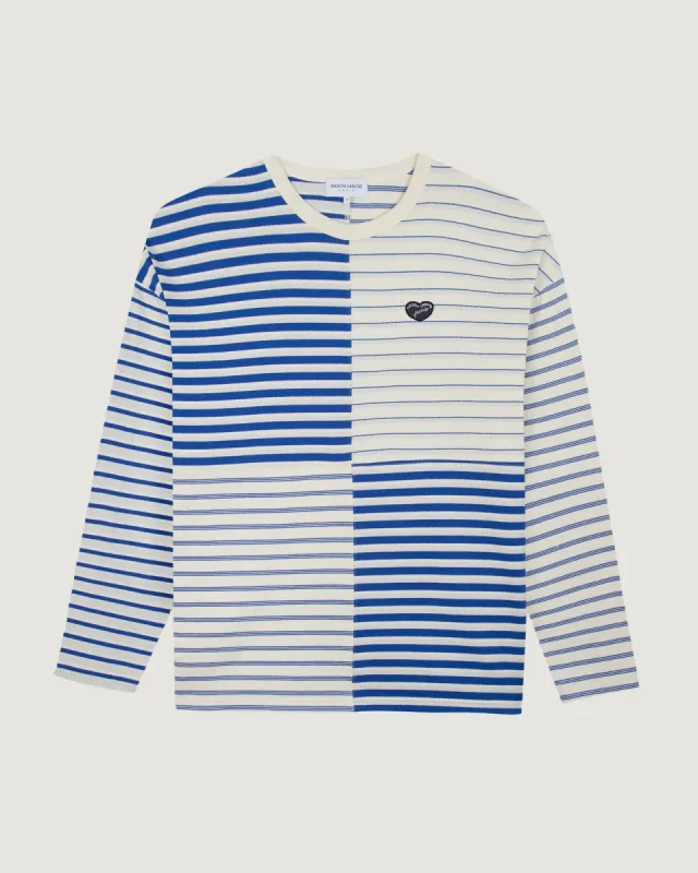 Man "Patch Coeur" braudel sailor shirt sold by Maison Labiche