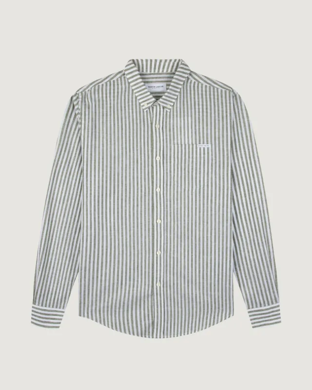 Carnot "linen and cotton" shirt made by Maison Labiche