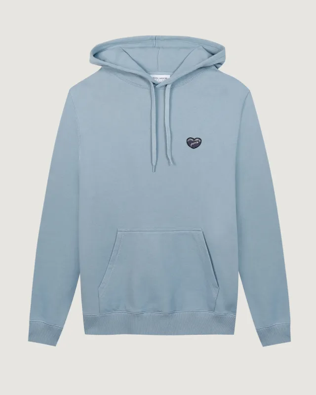 "Patch Coeur" crozatier hoodie sold by Maison Labiche