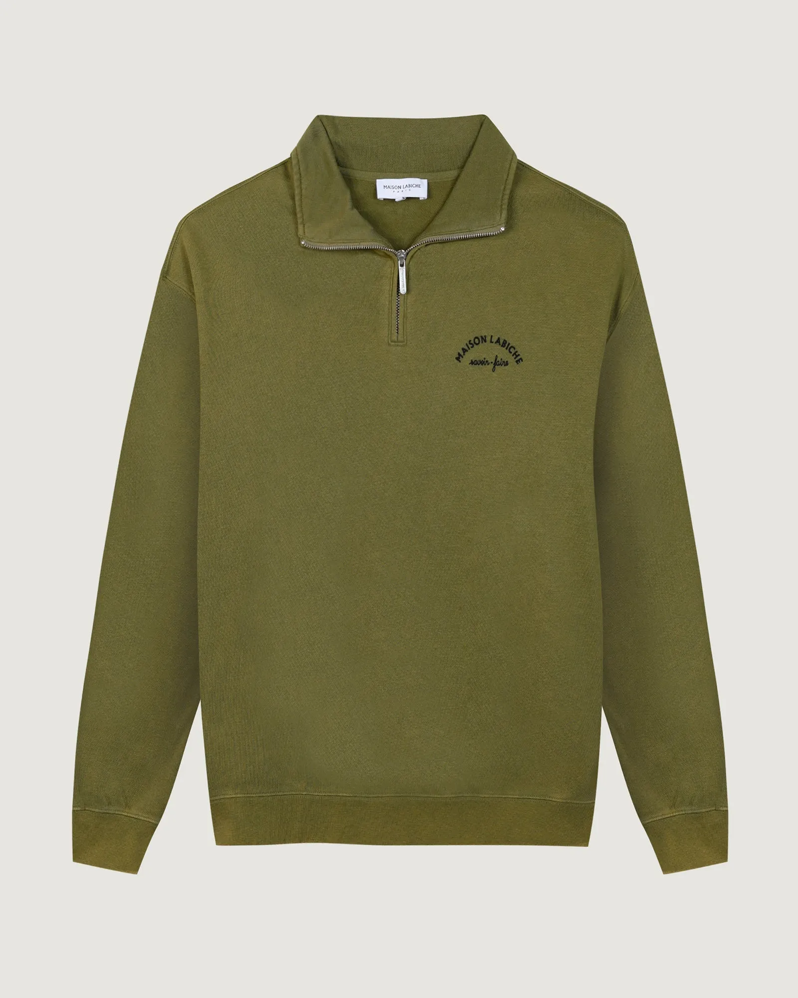 "Mini Manufacture" placide trucker sweatshirt sold by Maison Labiche