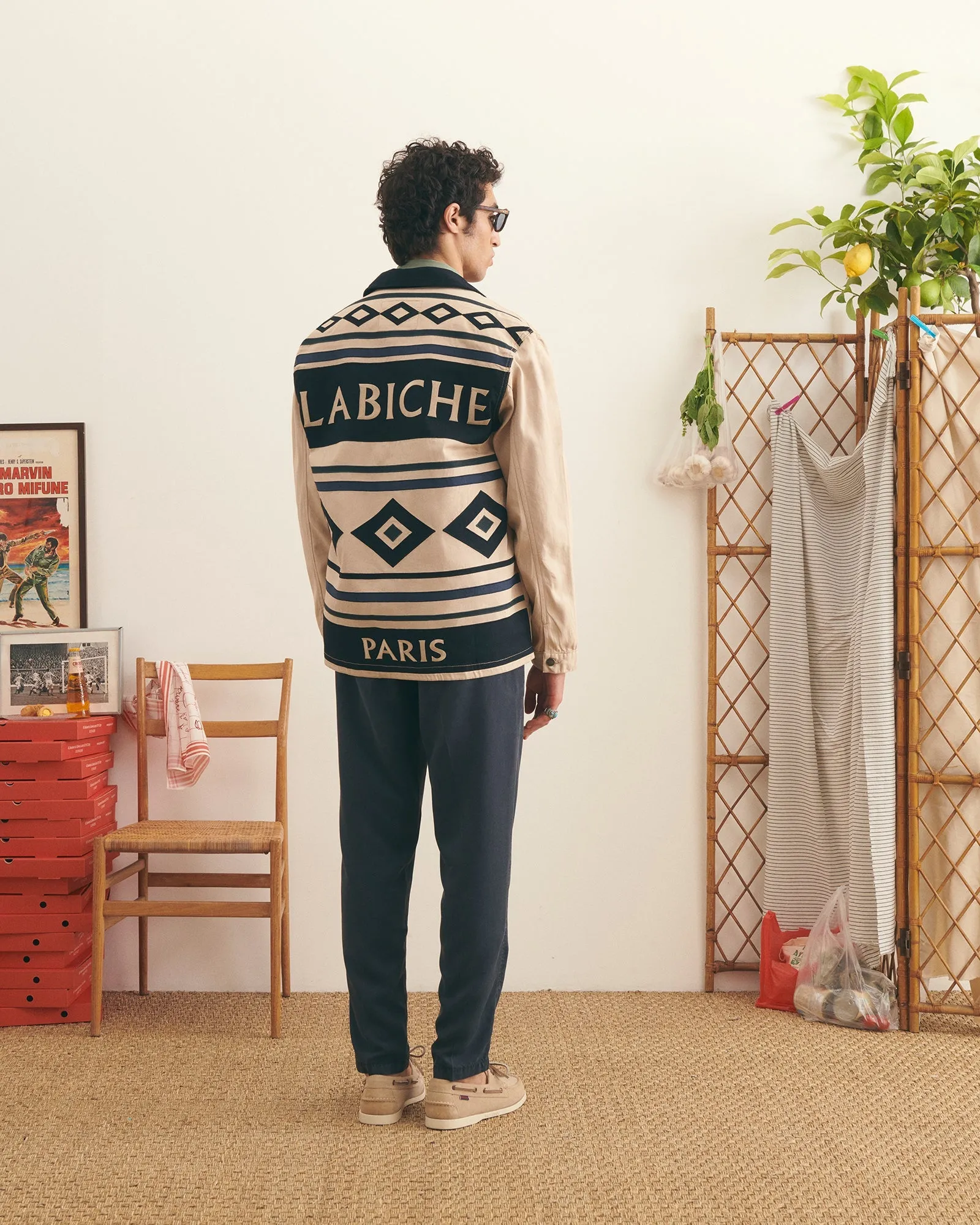 "Patchwork" sébasto worker jacket sold by Maison Labiche product image thumbnail 3