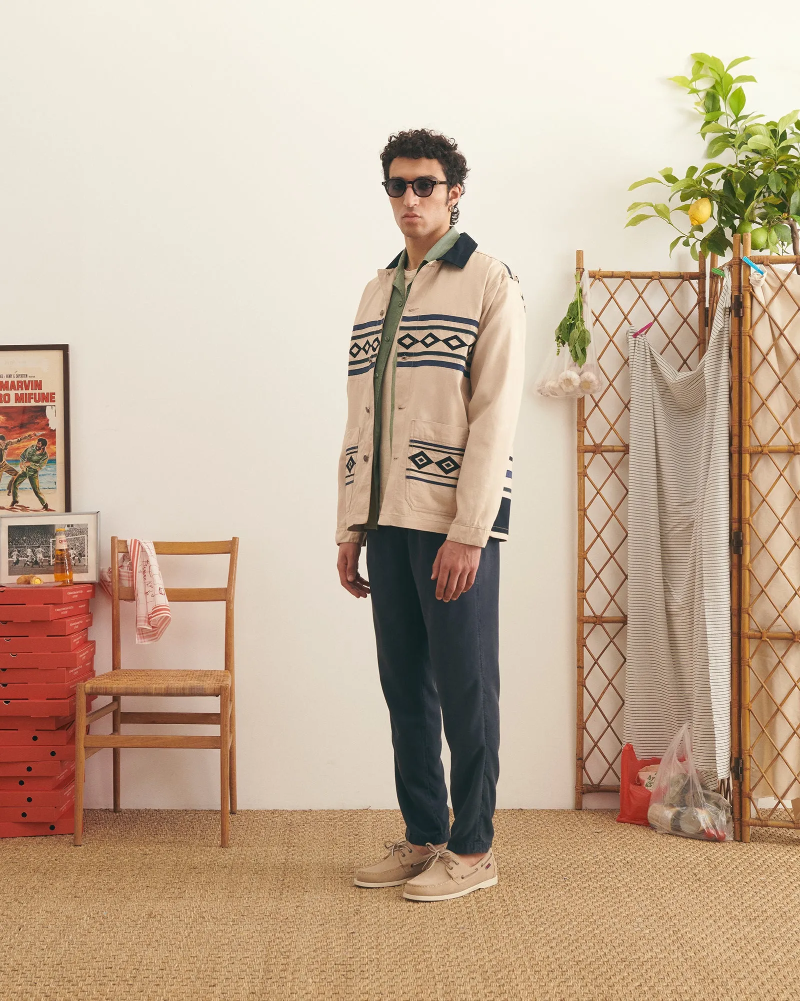 "Patchwork" sébasto worker jacket sold by Maison Labiche product image thumbnail 4