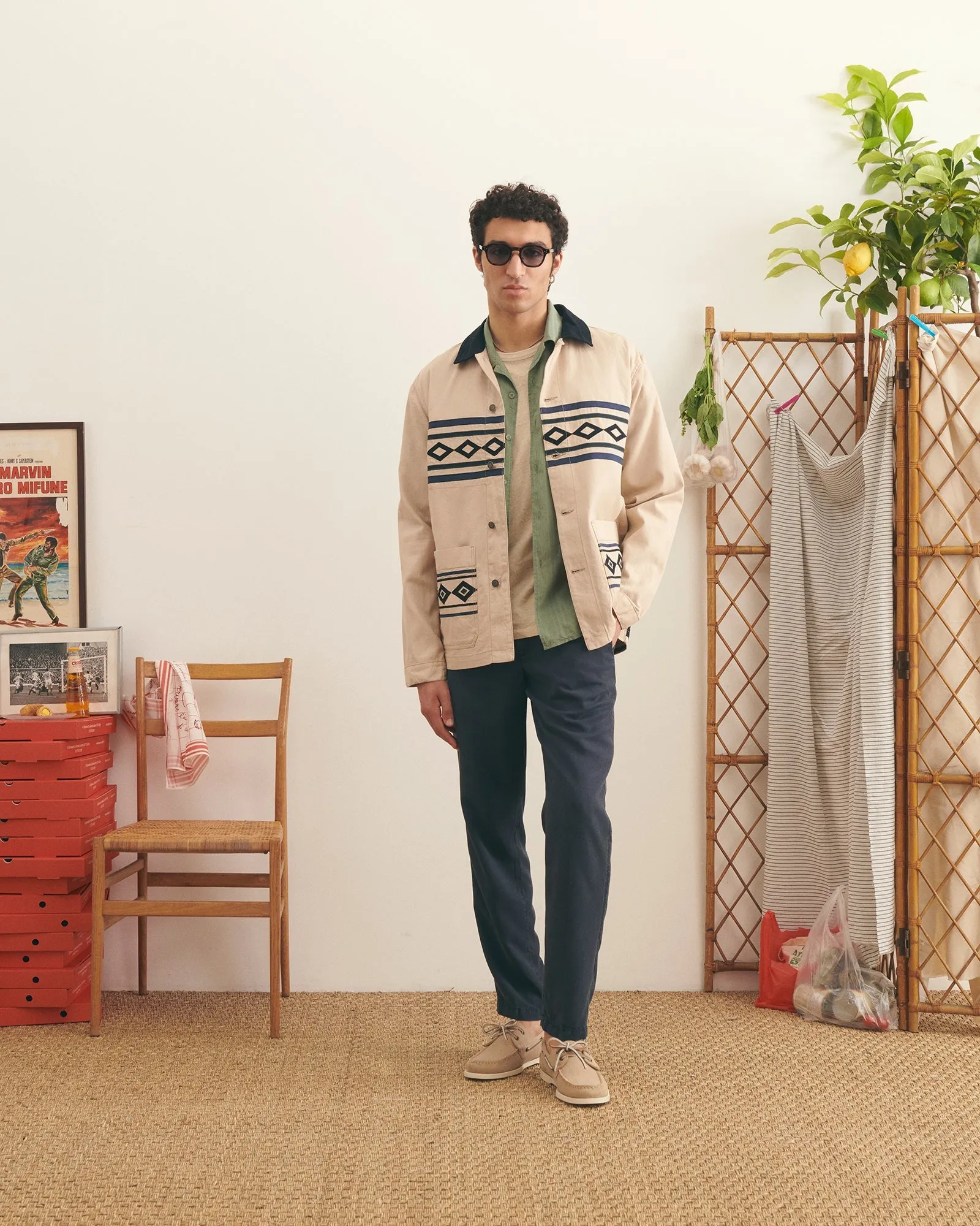 "Patchwork" sébasto worker jacket sold by Maison Labiche product image thumbnail 2