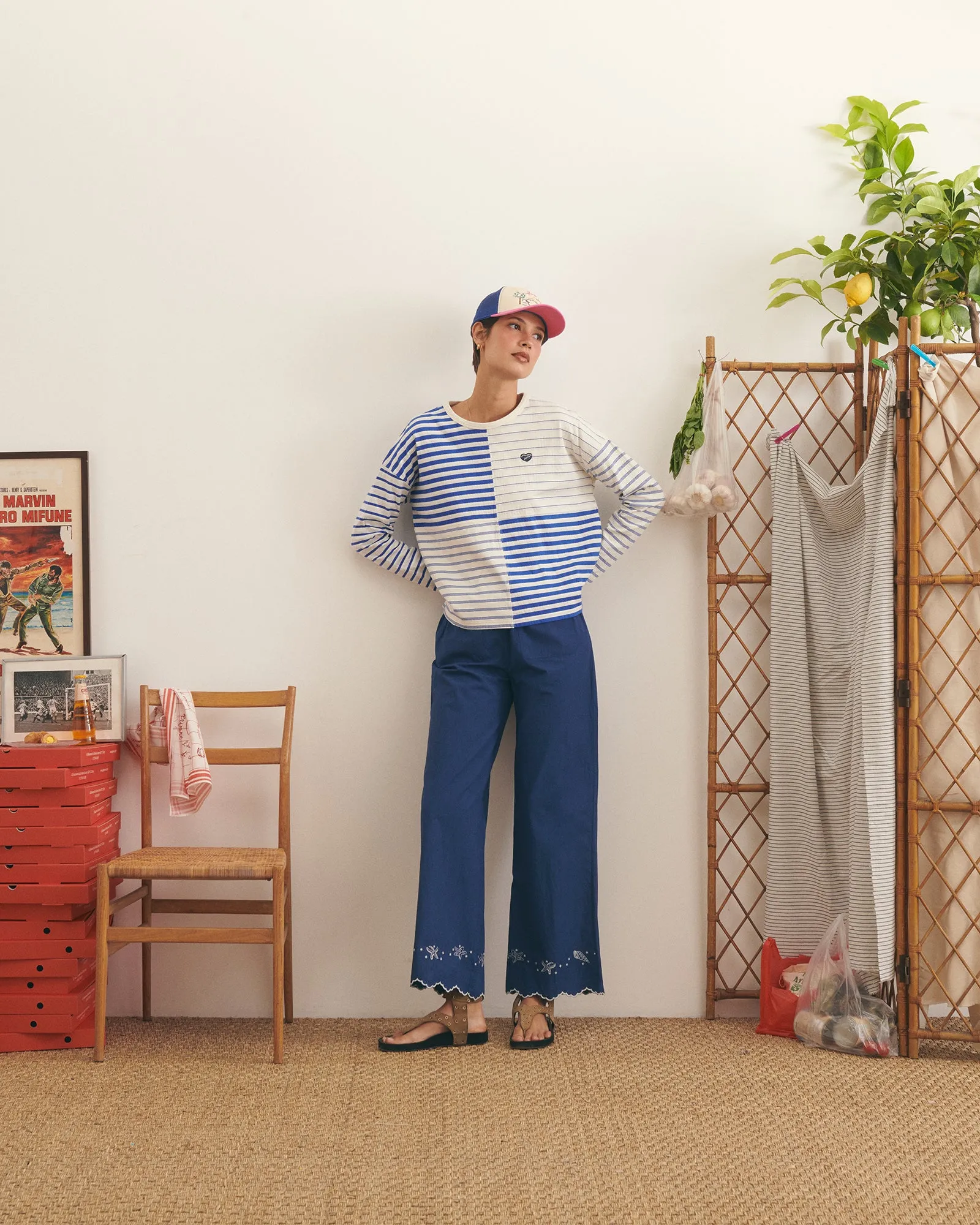 Woman "Patch Coeur" braudel sailor shirt sold by Maison Labiche product image thumbnail 2