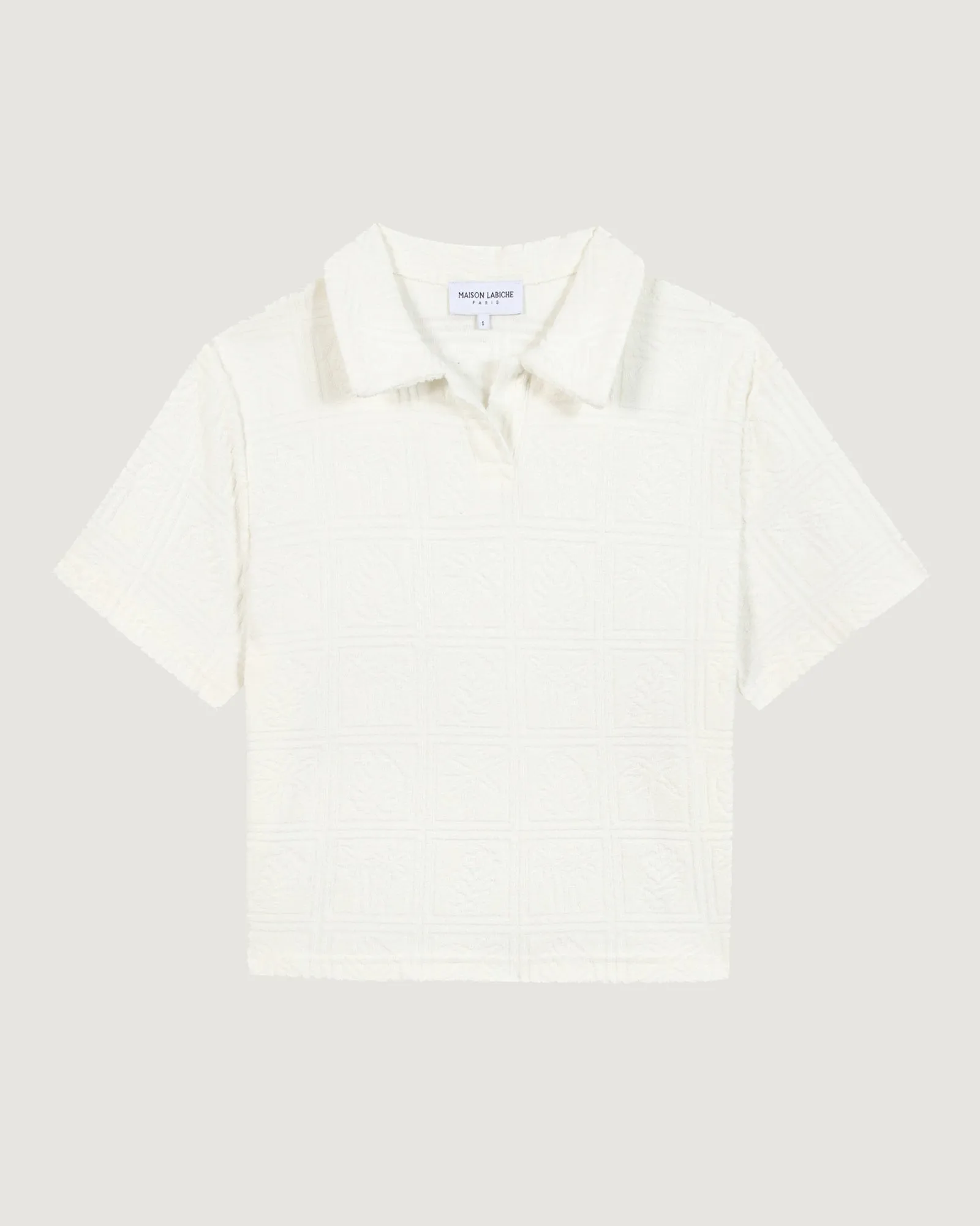 "Patch Labiche" marces terrycloth polo sold by Maison Labiche