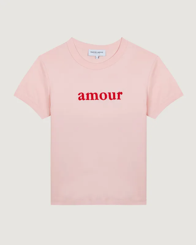 "Amour" montherlant t-shirt sold by Maison Labiche