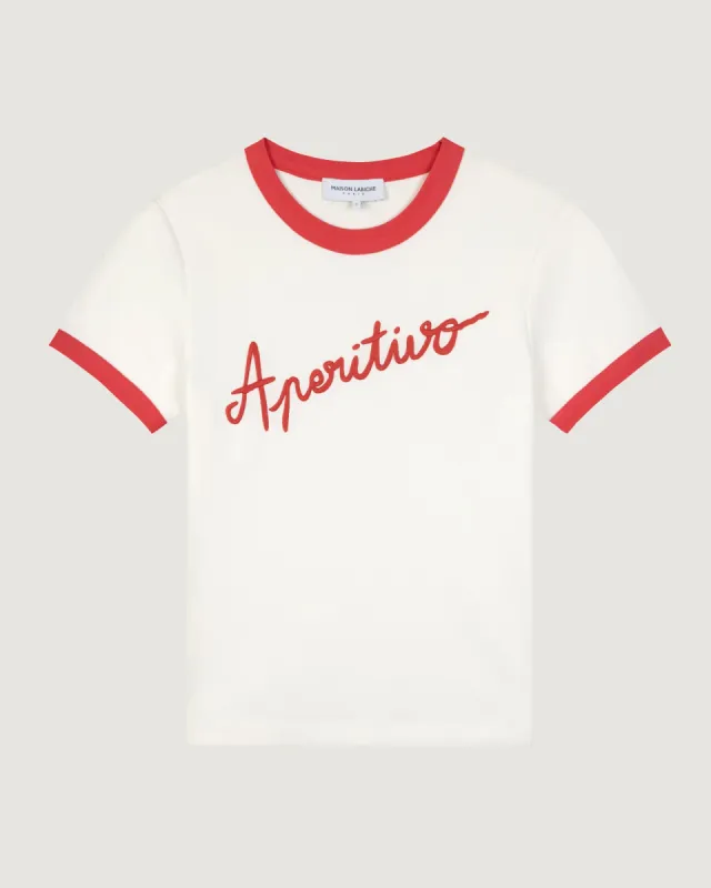 "Aperitivo" montherlant t-shirt sold by Maison Labiche