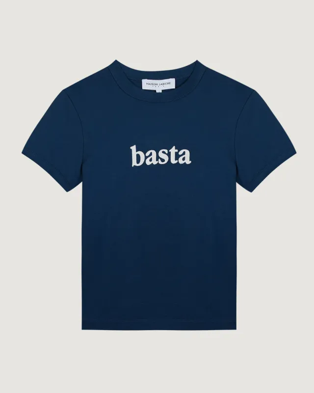 "Basta" montherlant t-shirt sold by Maison Labiche