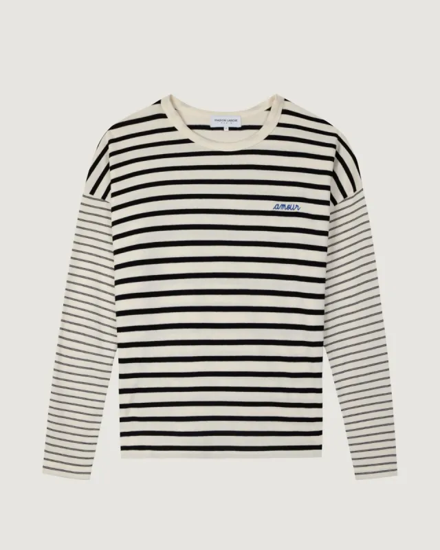 "Amour" montpar sailor shirt sold by Maison Labiche