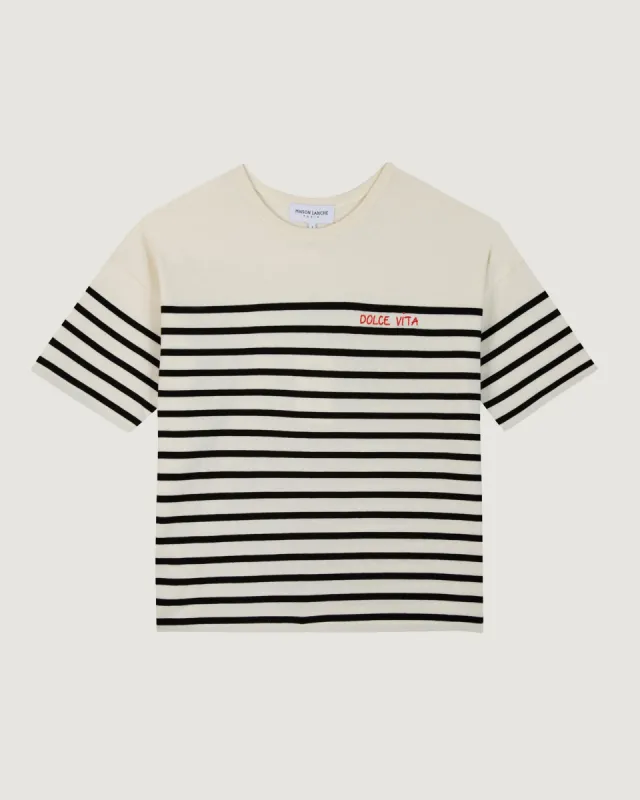 "Dolce Vita" montpar sailor shirt sold by Maison Labiche