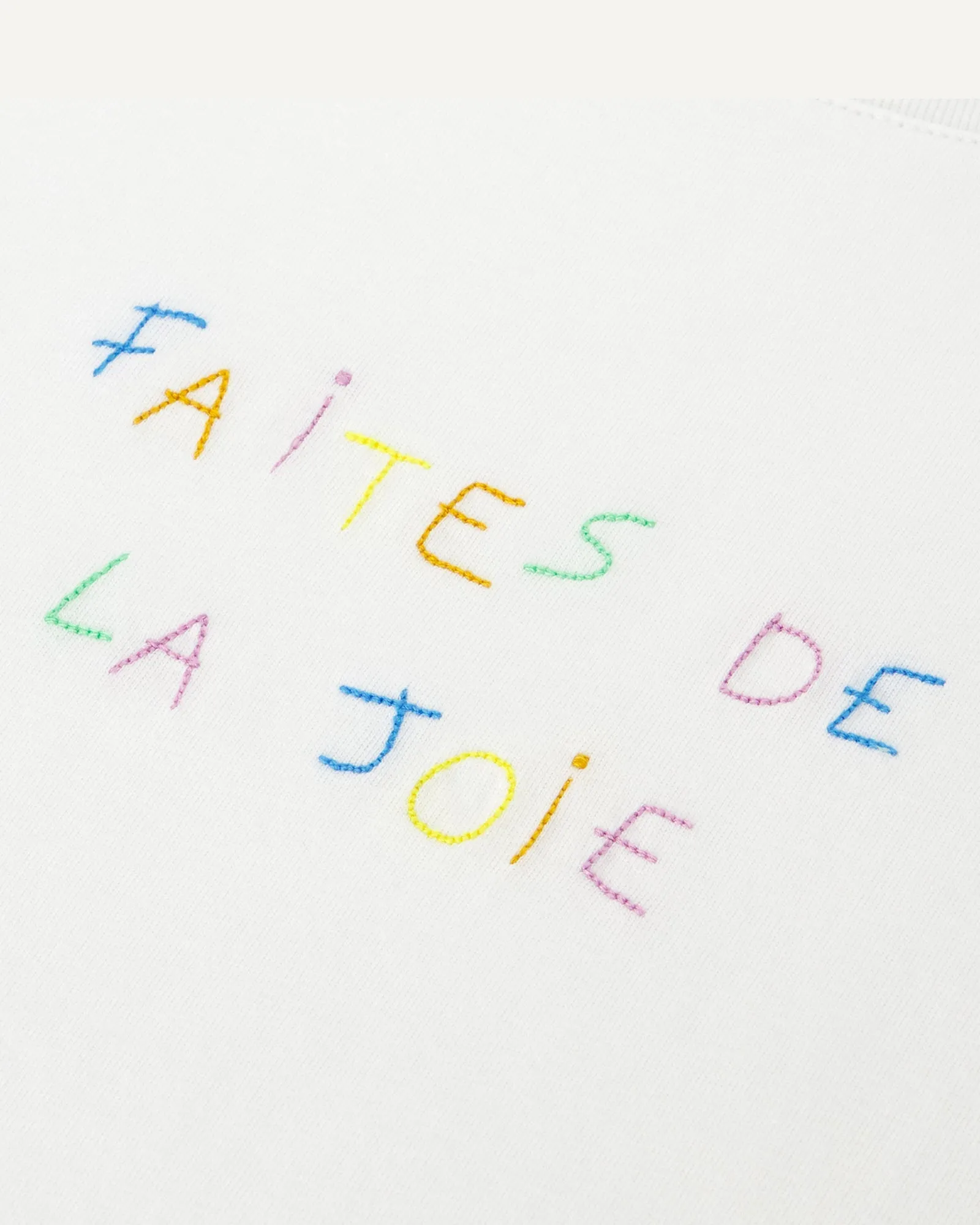 "Faites De La Joie" popincourt t-shirt sold by Maison Labiche product image thumbnail 2