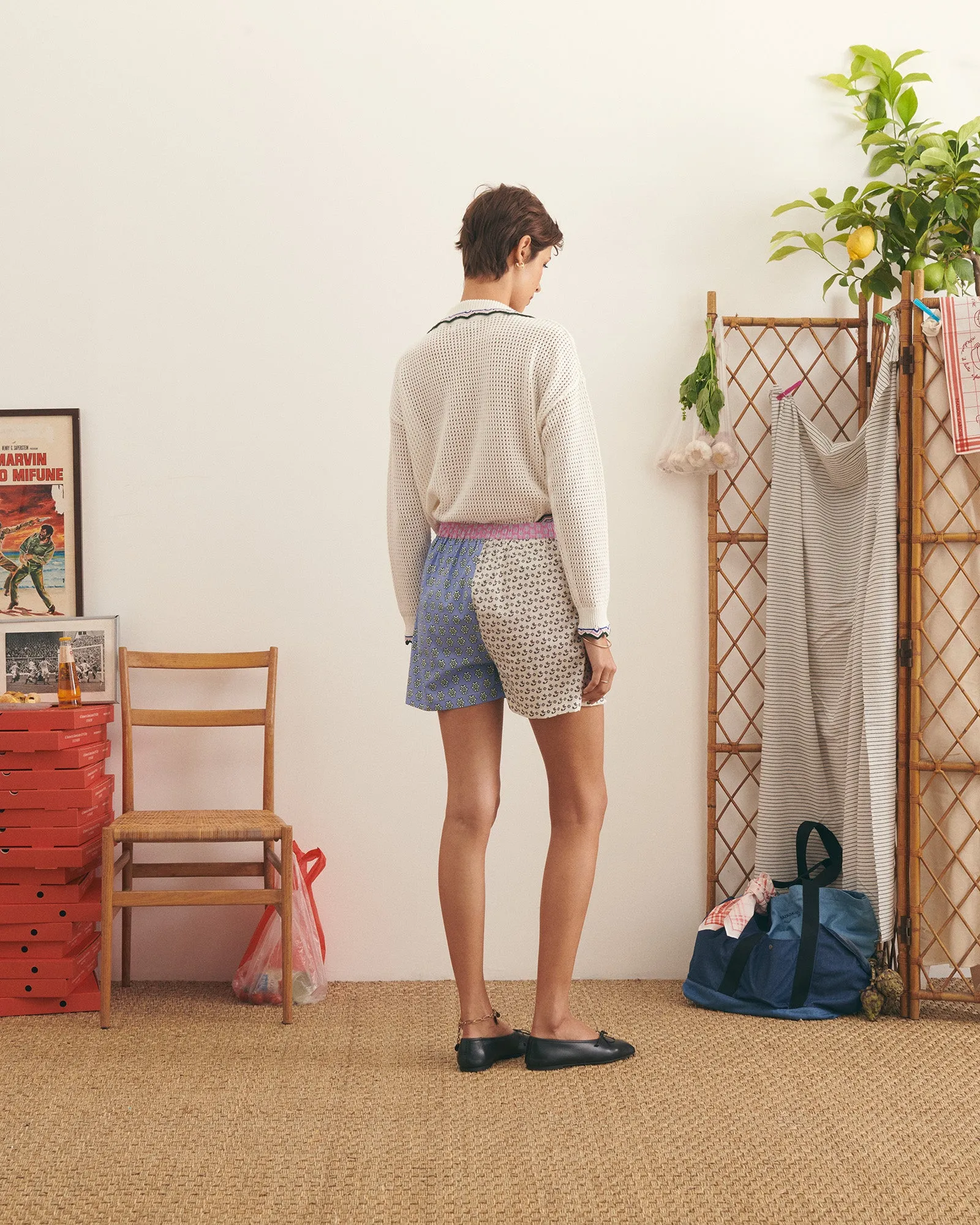 "Patchwork" vernemouze shorts sold by Maison Labiche product image thumbnail 3