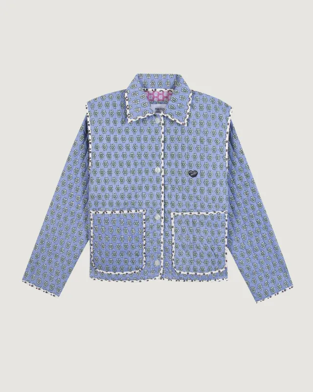 "Patch Coeur" Removable sleeves widor jacket made by Maison Labiche