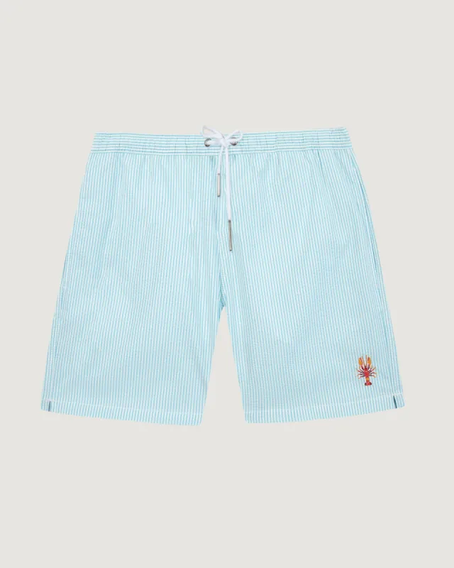 "Lobster" maillot swim shorts made by Maison Labiche