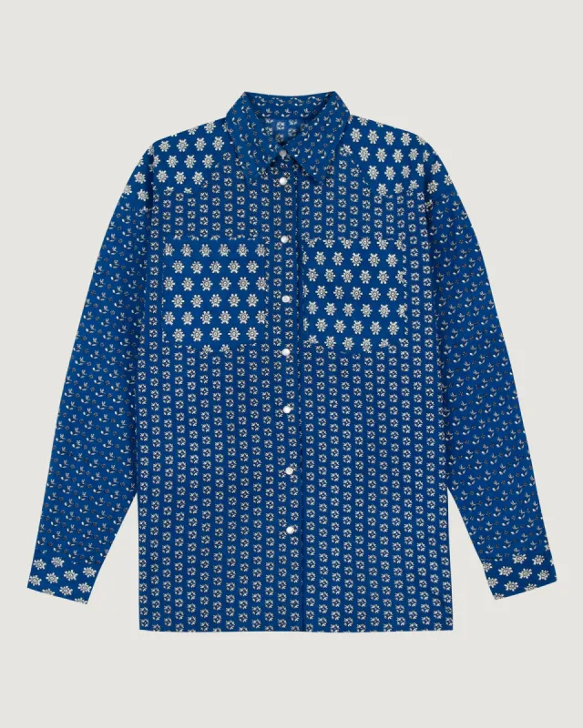 Monselet Shirt flower block print sold by Maison Labiche