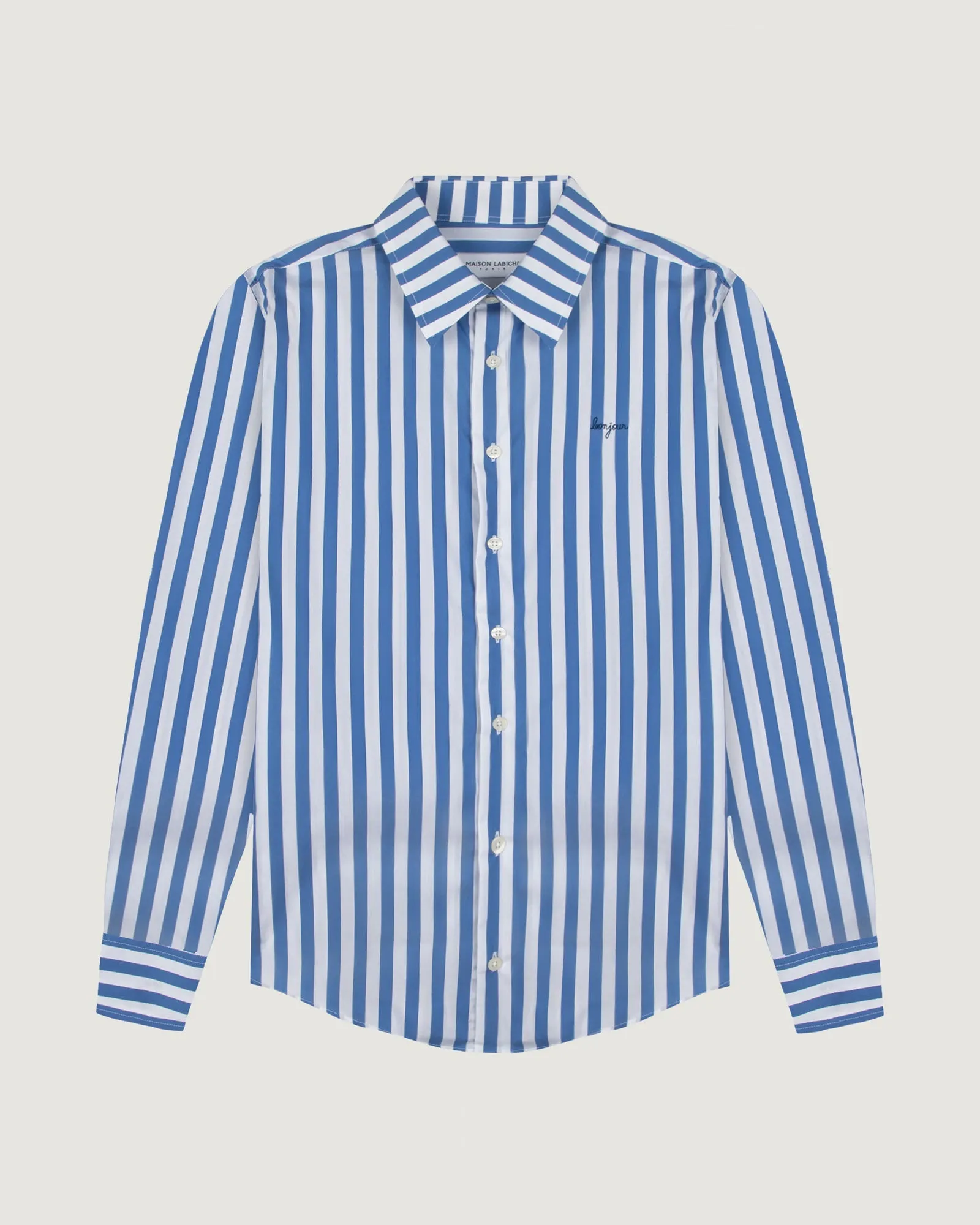 "Bonjour" dewet shirt sold by Maison Labiche