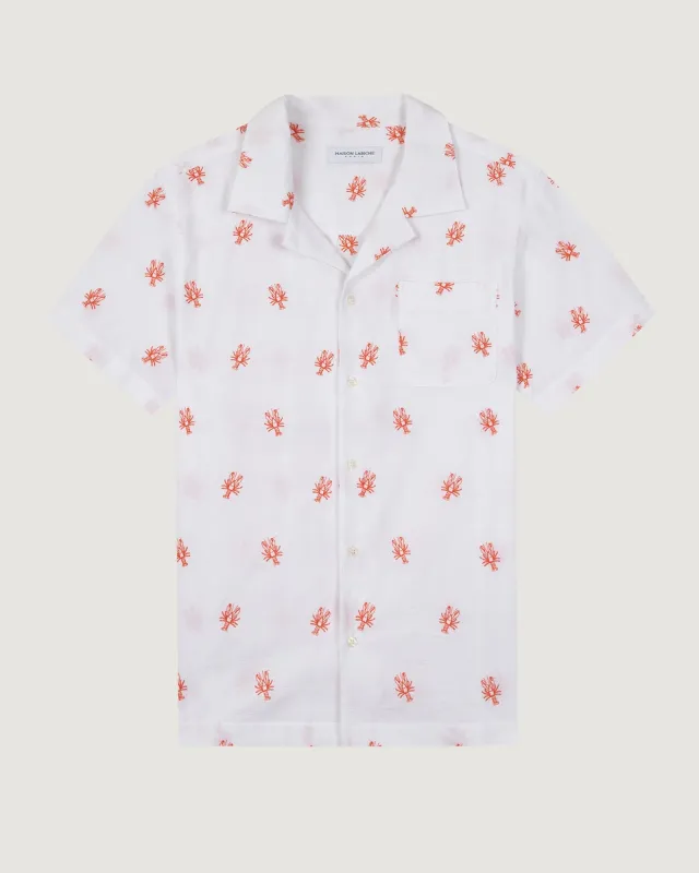 "Lobster" germain shirt sold by Maison Labiche