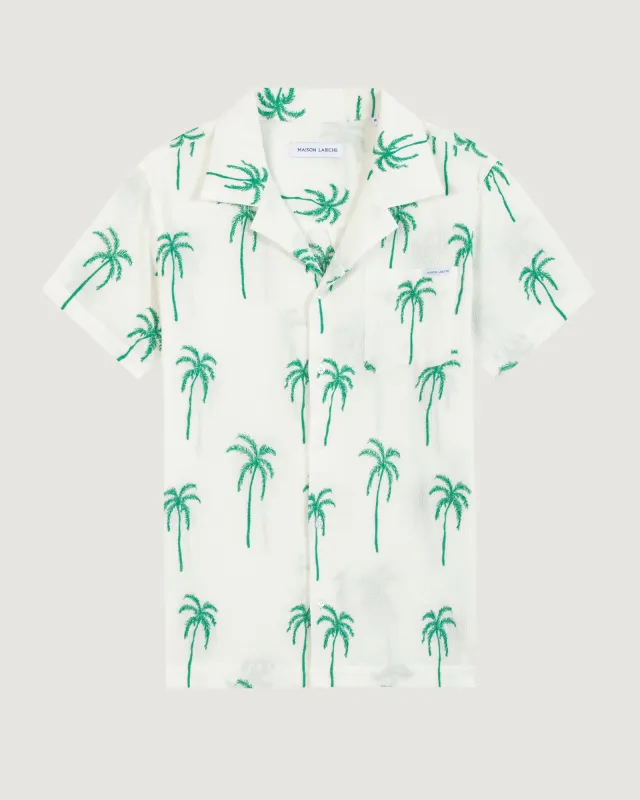 "Palm Trees" germain shirt sold by Maison Labiche
