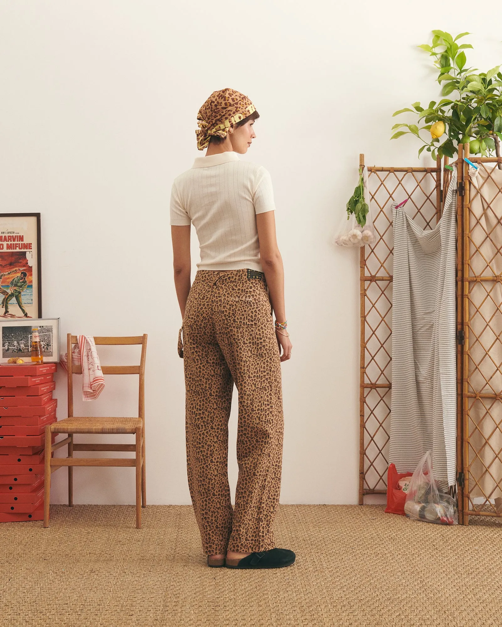 "Leopard" chevreul pants sold by Maison Labiche product image thumbnail 3
