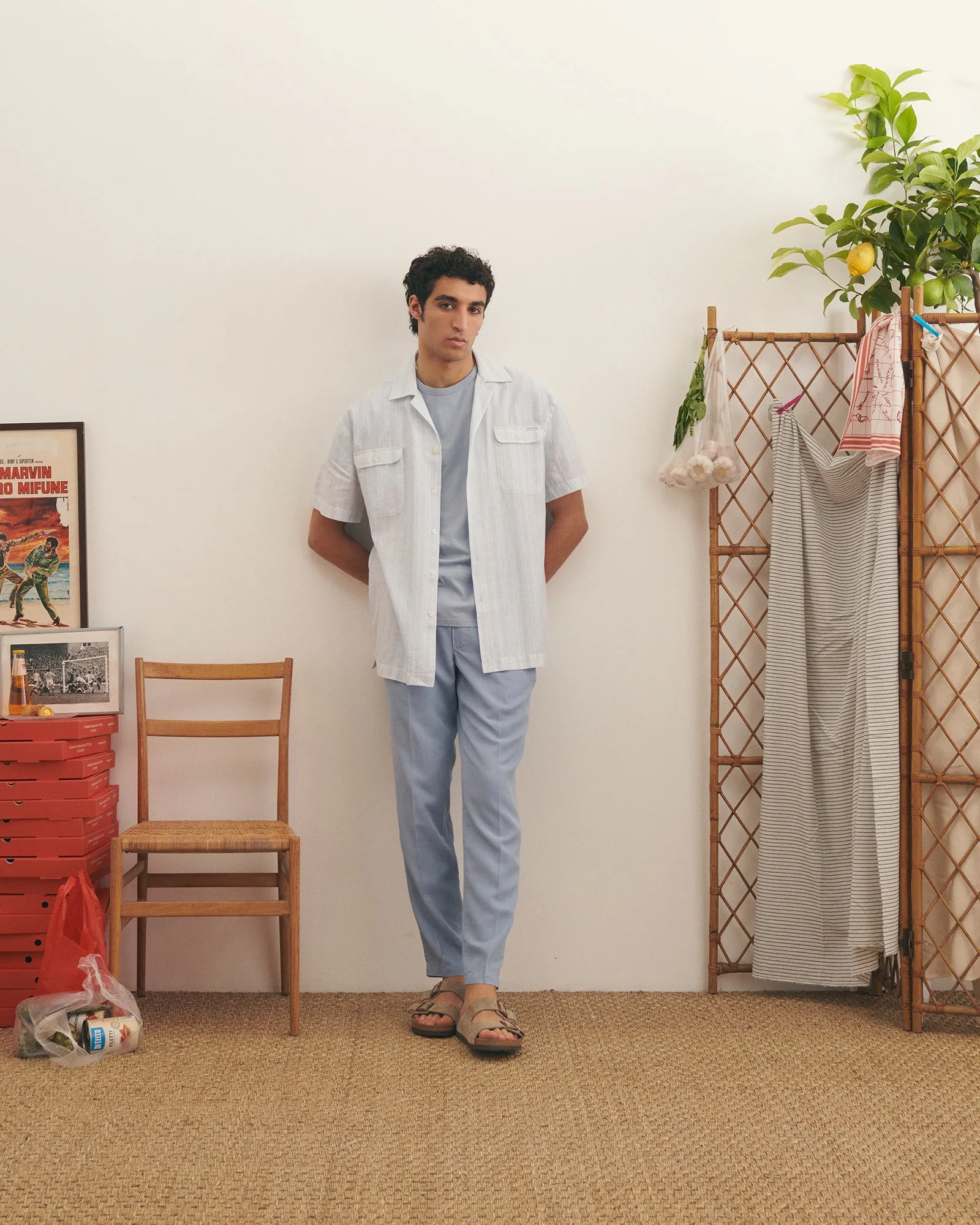 "En Lyocell" arcade pants sold by Maison Labiche product image thumbnail 3