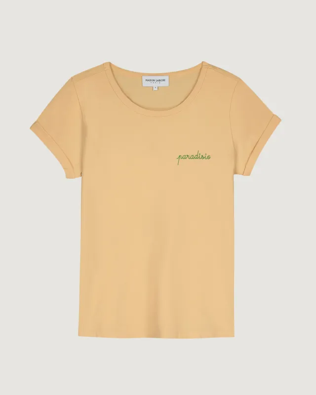 Womens "Paradisio" Poitou t-shirt sold by Maison Labiche