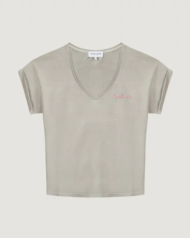 "La Bella Vita" Chateau t-shirt made by Maison Labiche