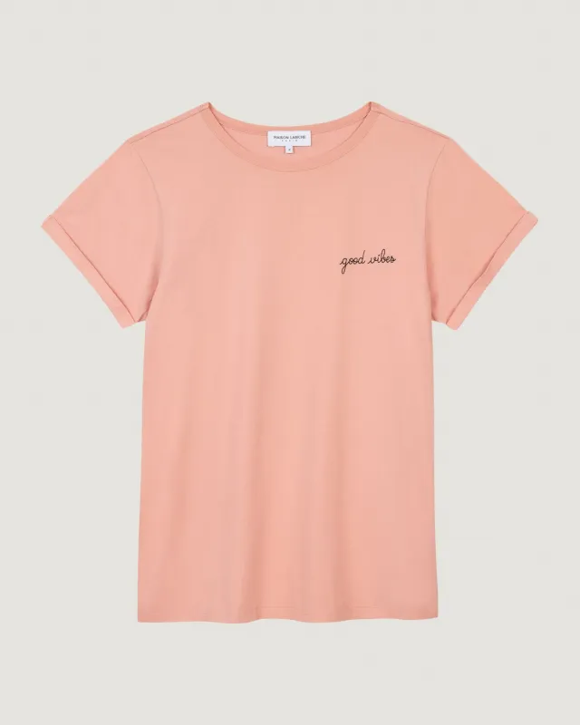 Poitou T-shirt "good vibes" sold by Maison Labiche