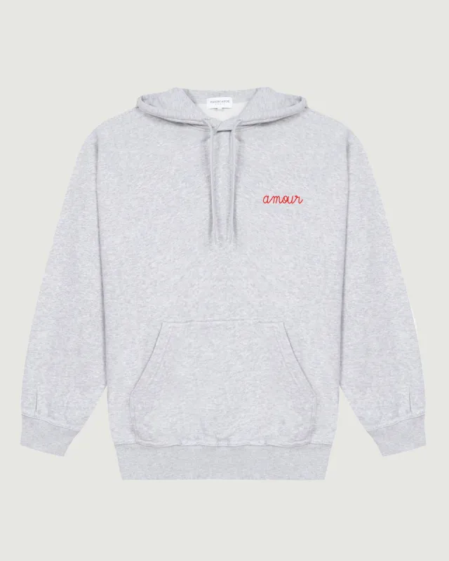 "Amour" Chaillet hoodie sold by Maison Labiche