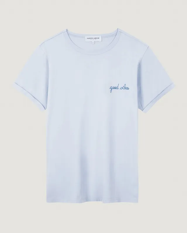 "Good Vibes" poitou t-shirt sold by Maison Labiche