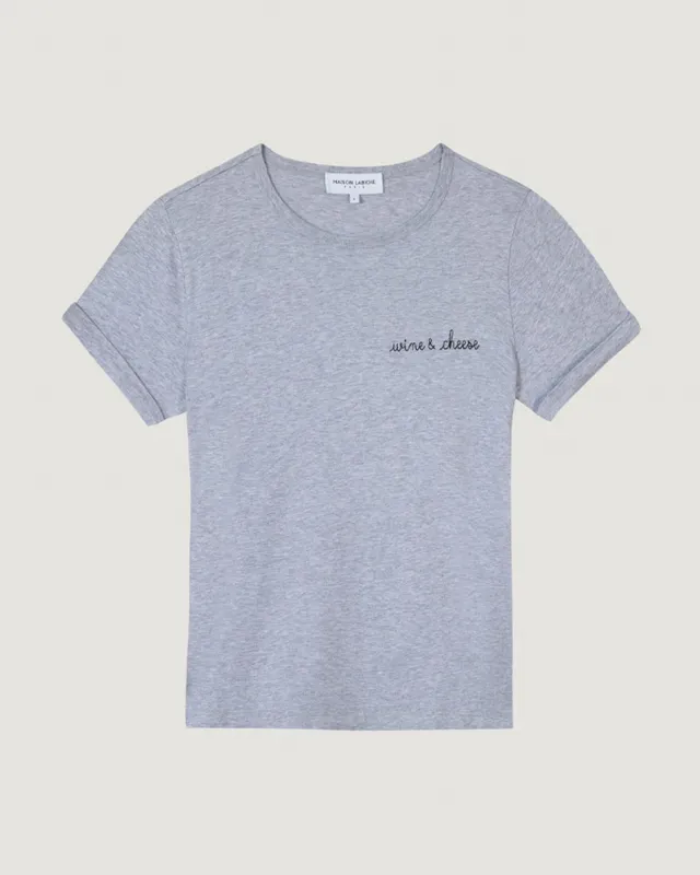 'wine & Cheese' poitou t-shirt sold by Maison Labiche