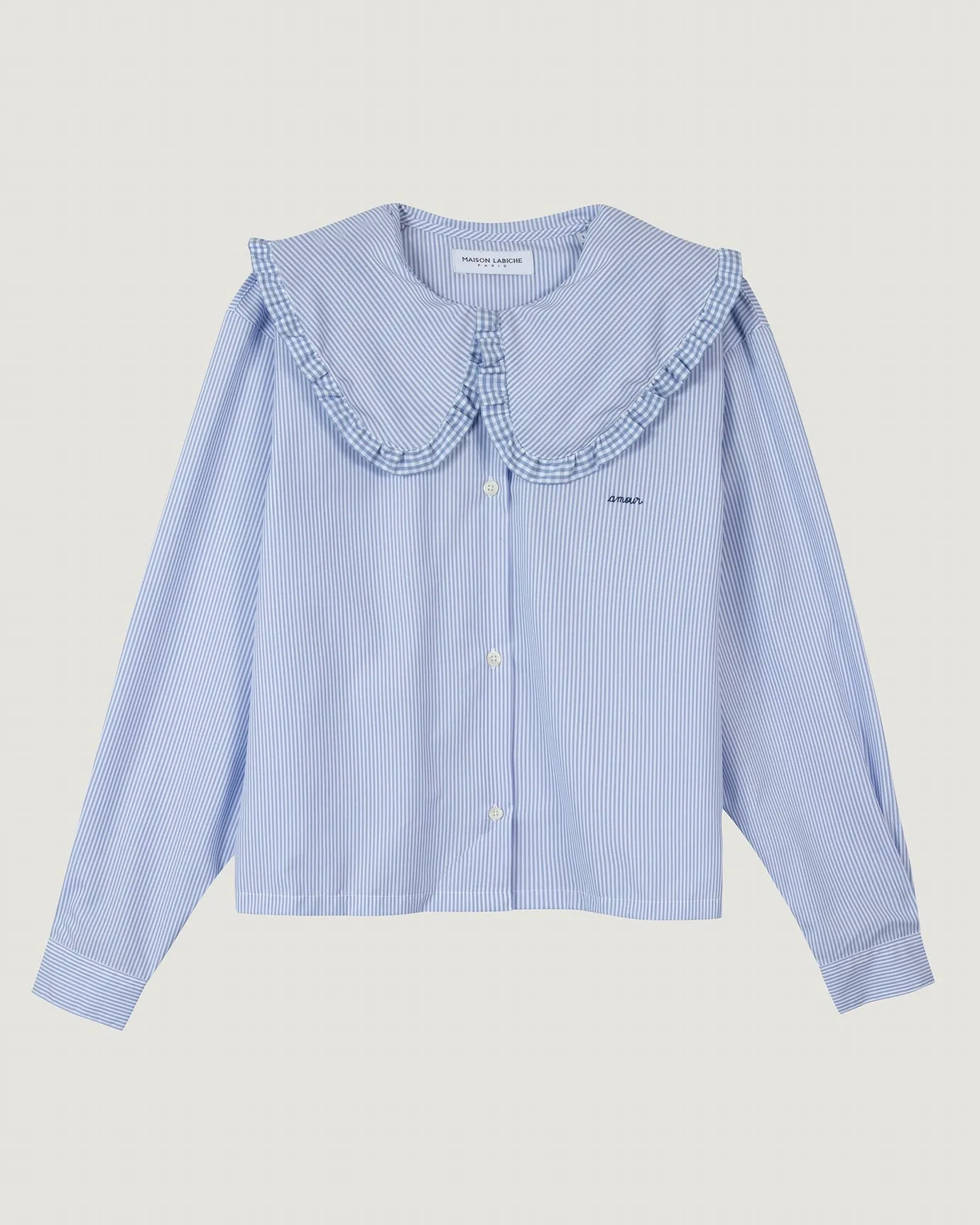 "Amour" rajman shirt sold by Maison Labiche