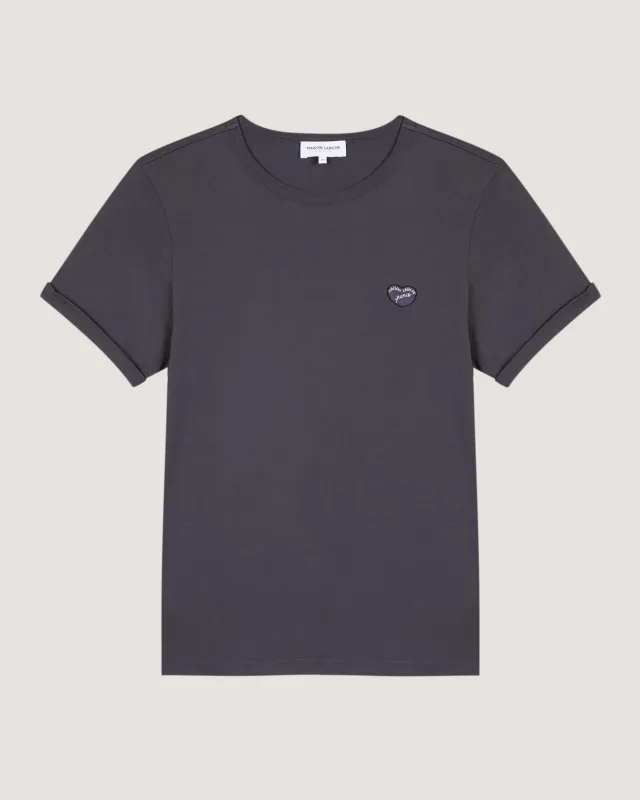 Poitou T-shirt "patch coeur" sold by Maison Labiche