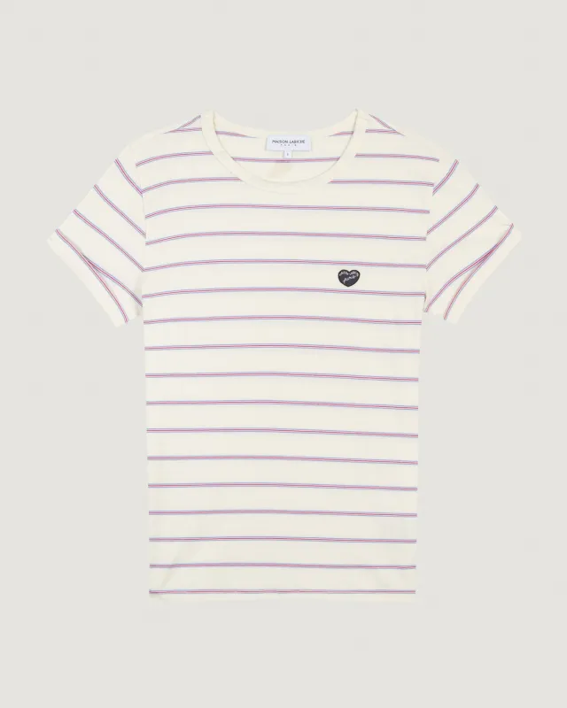 Poitou T-shirt "patch coeur" sold by Maison Labiche