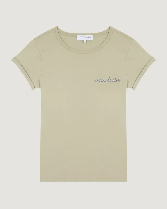 Poitou T-shirt "merci de rien" sold by Maison Labiche