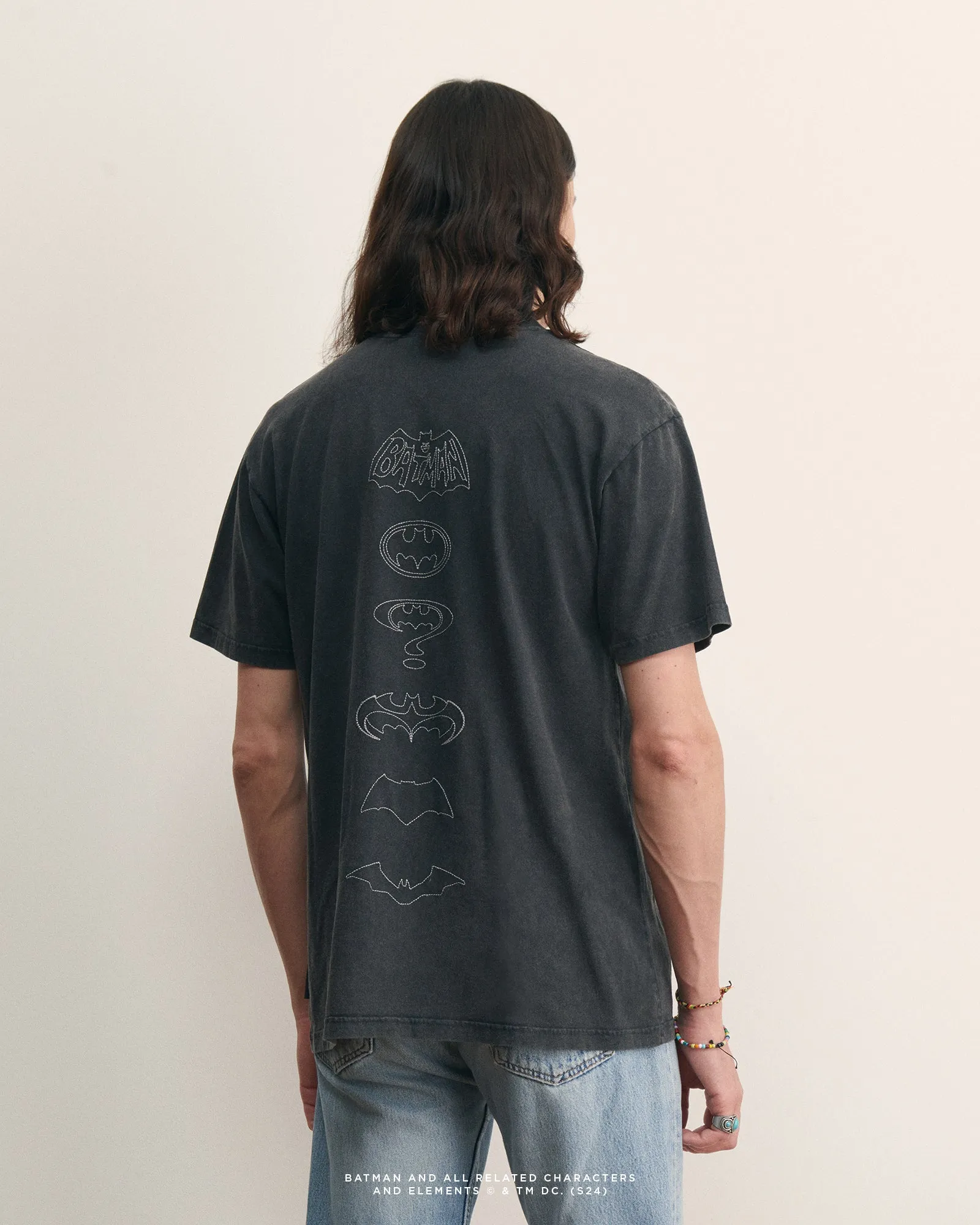 Batman X Maison Labiche "logo" patureau t-shirt sold by Maison Labiche product image thumbnail 2