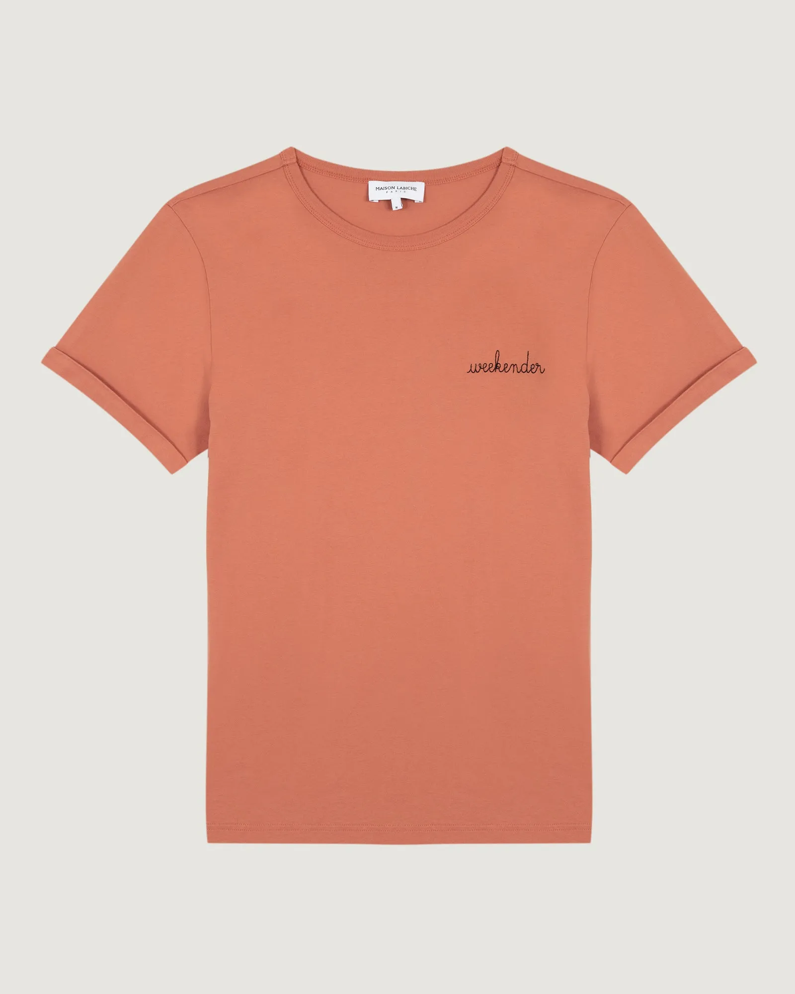 Poitou "Weekender" T-shirt black pret sold by Maison Labiche