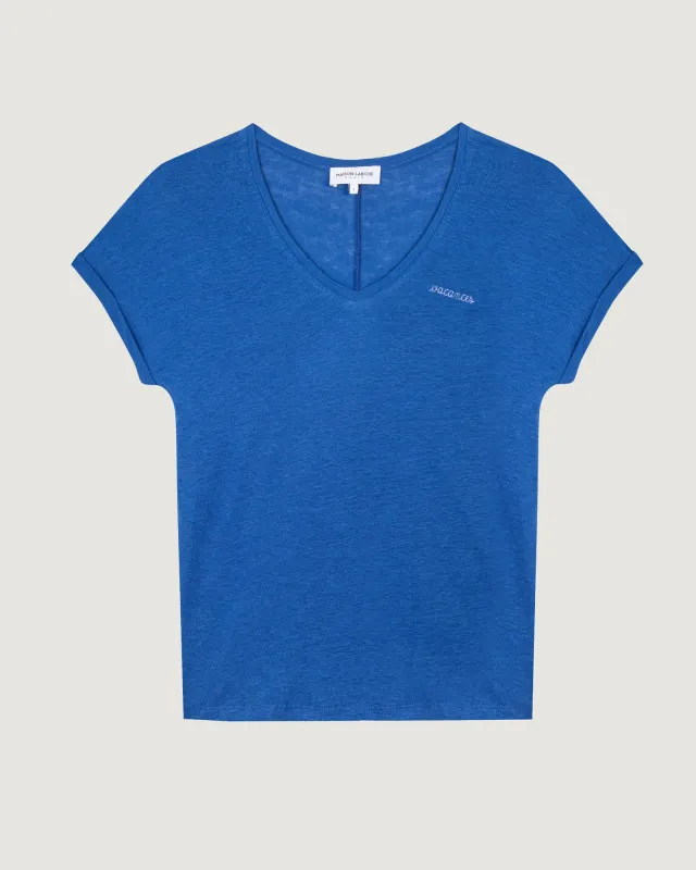 Chateau "Vacances" T-shirt white cru sold by Maison Labiche