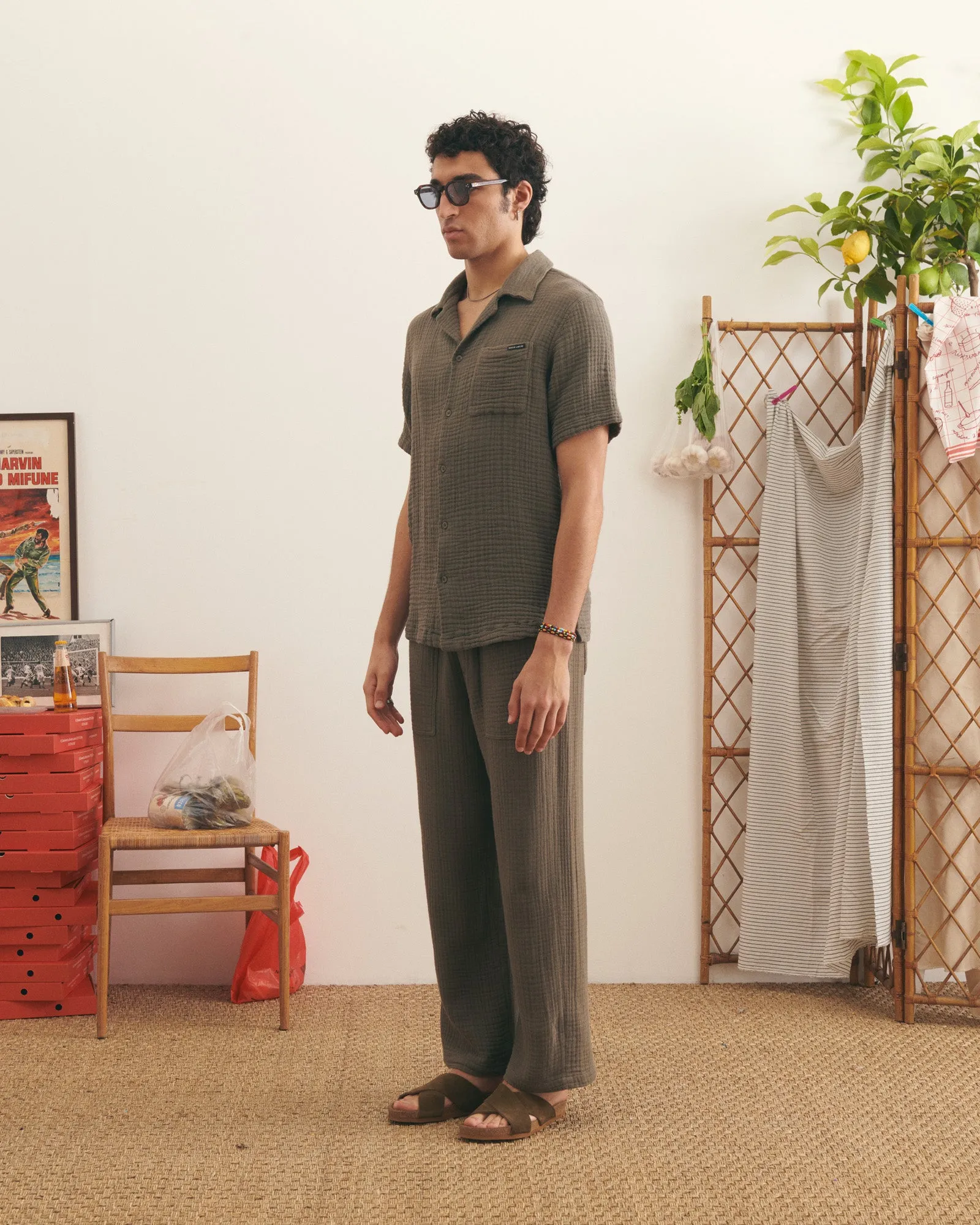 "Cotton Gauze" guigner pants sold by Maison Labiche product image thumbnail 4