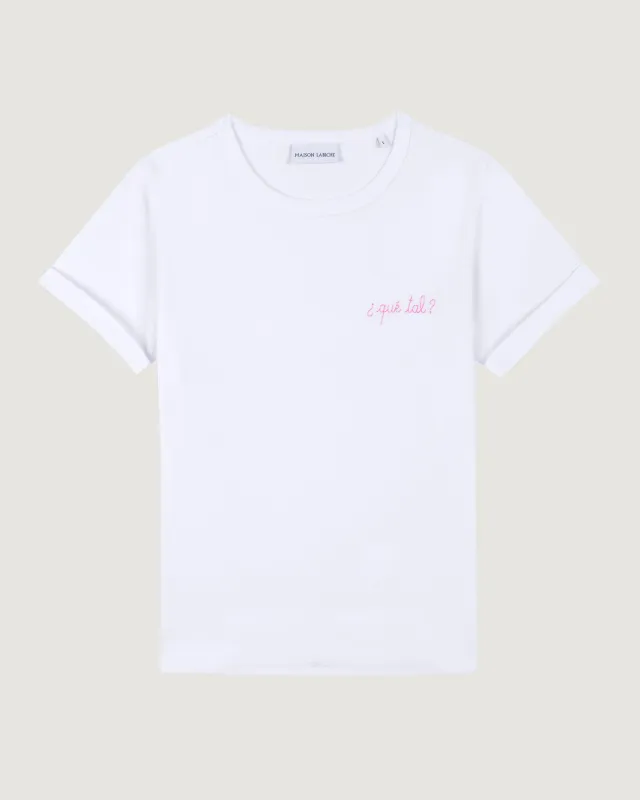 "Que Tal" poitou t-shirt sold by Maison Labiche